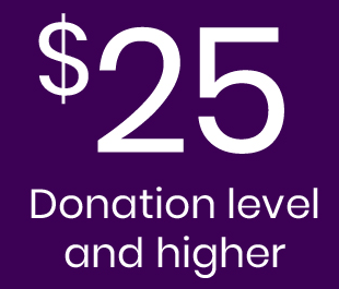 $25 Donation Level