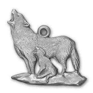 1997 Wolf Ornament