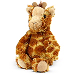 Plush-toy giraffe