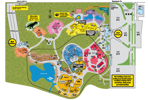 Zoo Map Summer 2024